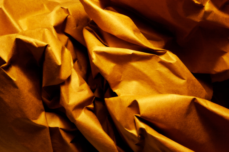 897 - Plain Brown Crumple